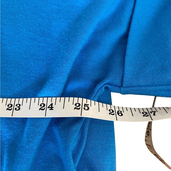 Zenana Outfitters Oversized Blue T-Shirt Relaxed Fit - Picture 10 of 12